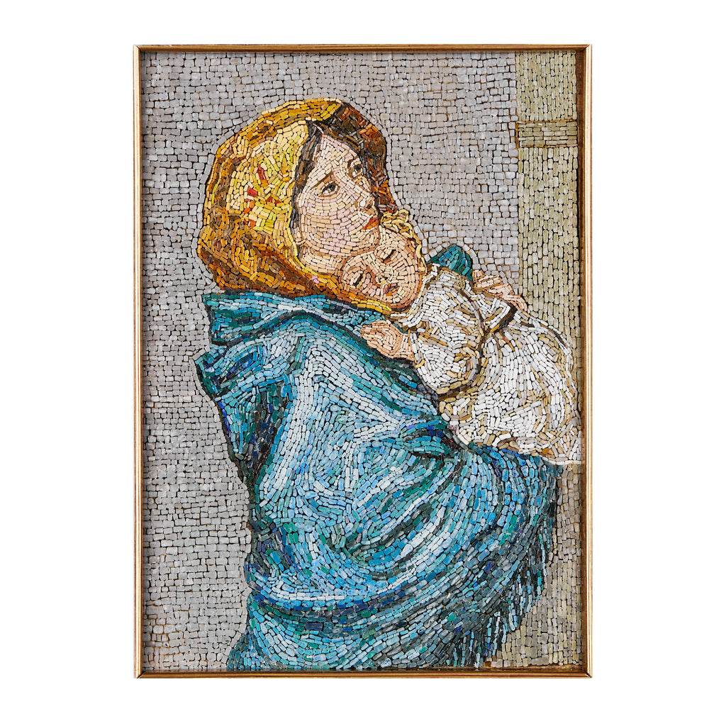 Mosaico inspirado en la Madonnina de Ferruzzi