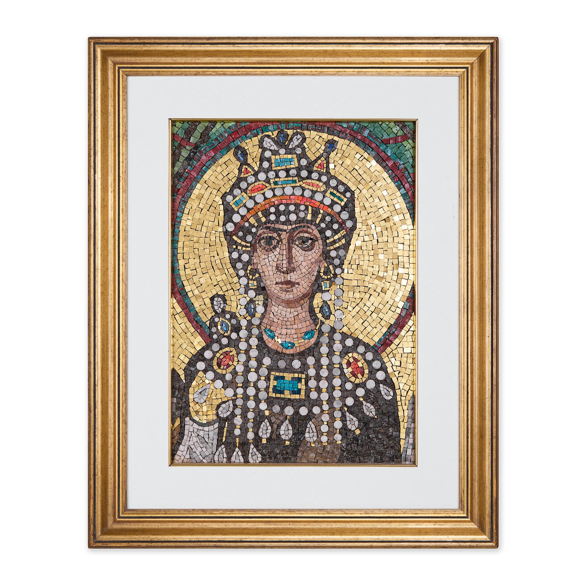 Mosaico inspirado en la emperatriz Teodora