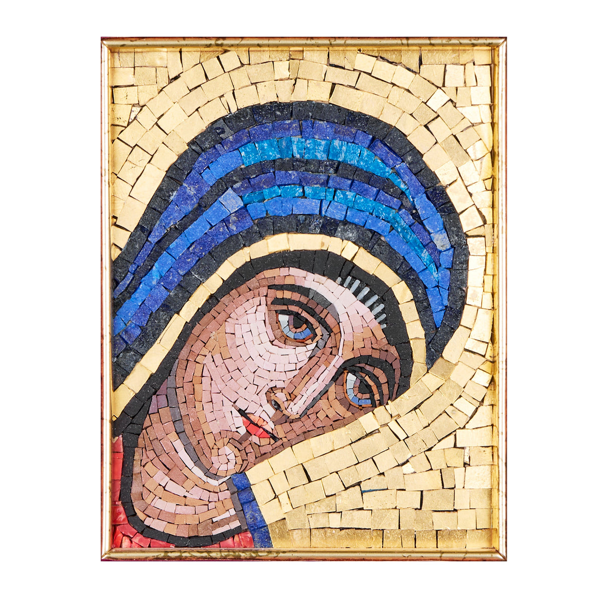 Mosaico de la Virgen bizantina