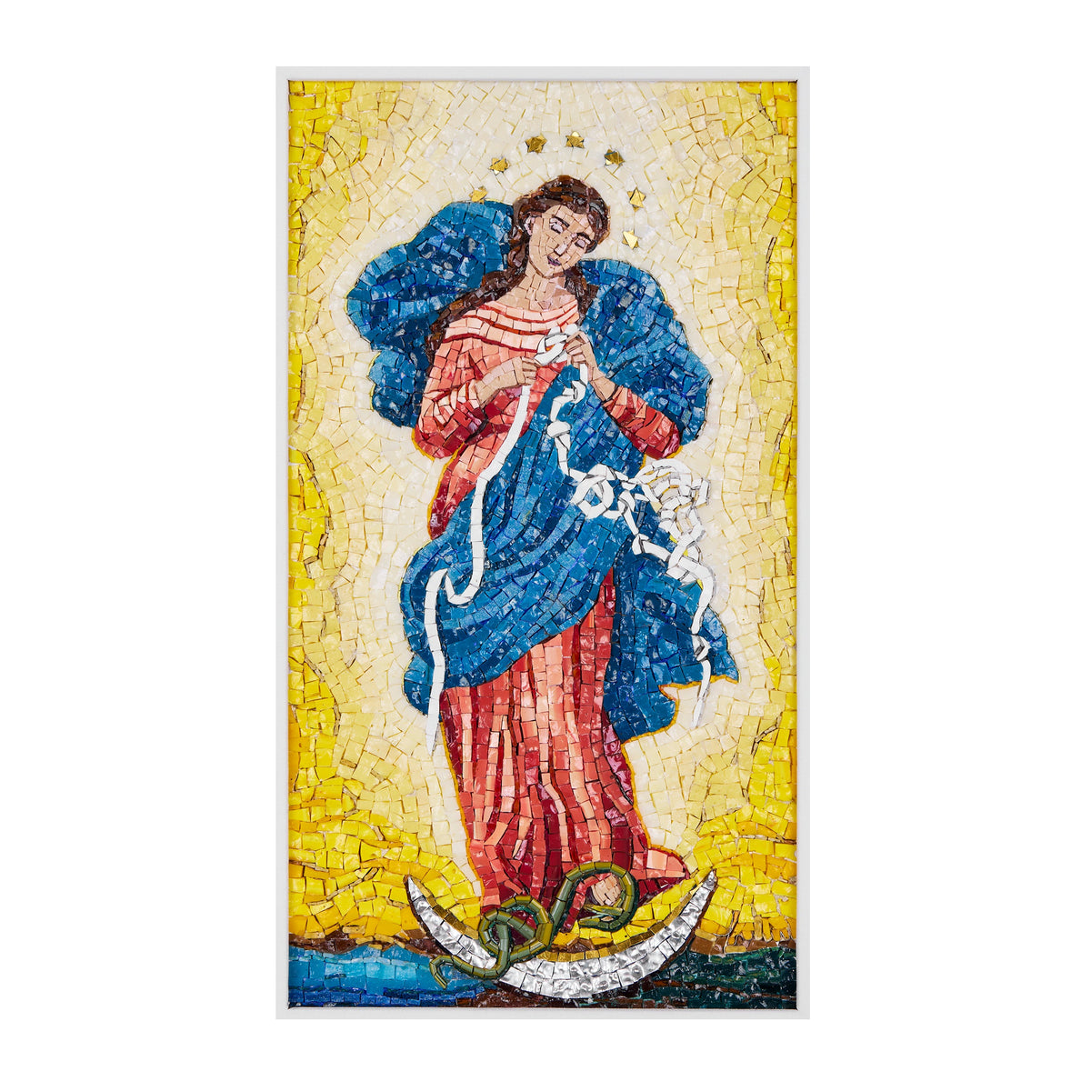 Mosaico de María, Desatadora de Nudos