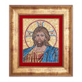 Mosaico de Cristo Pantocrátor con nimbo cruciforme
