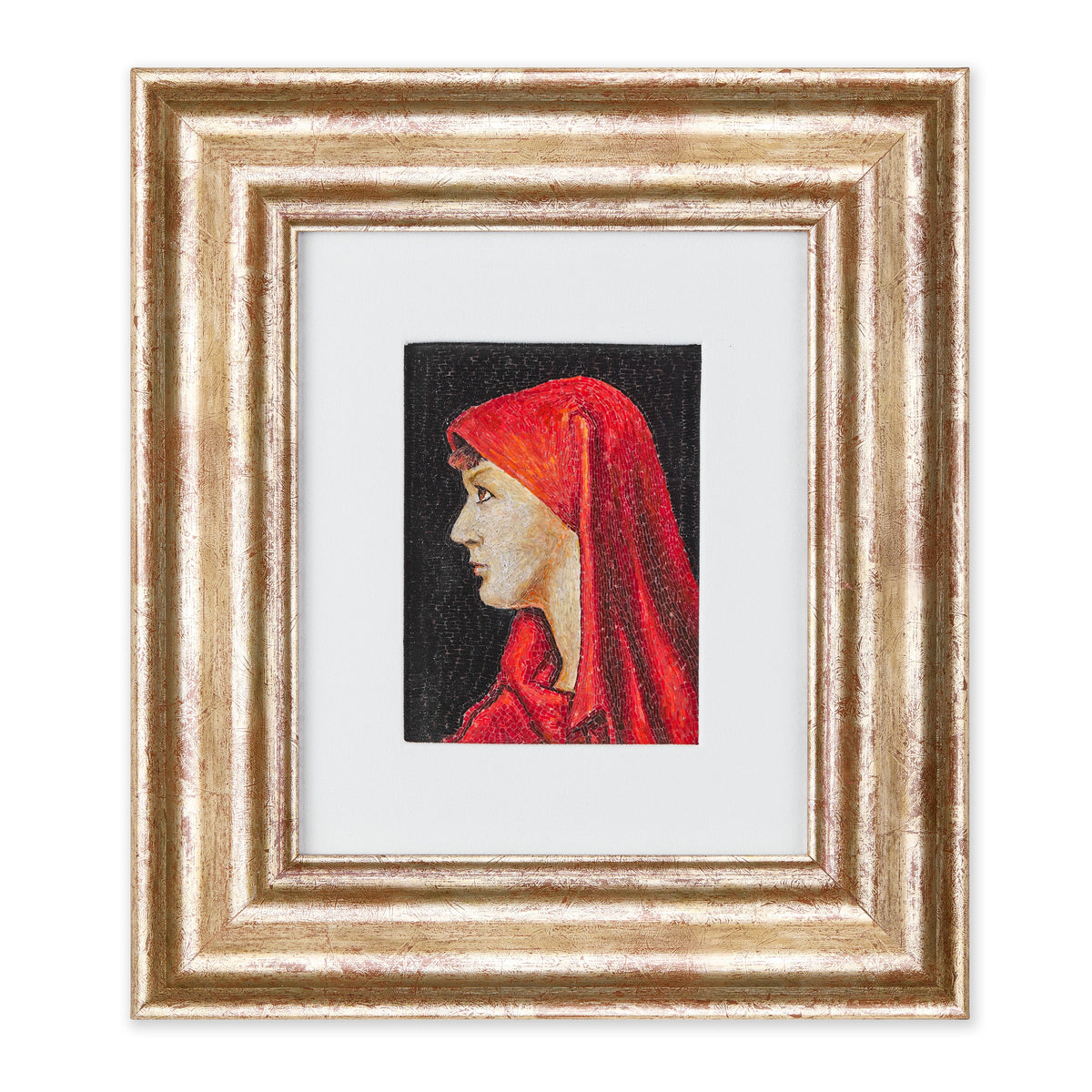 Mosaico inspirado en Santa Fabiola de Roma de Jean-Jacques Henner