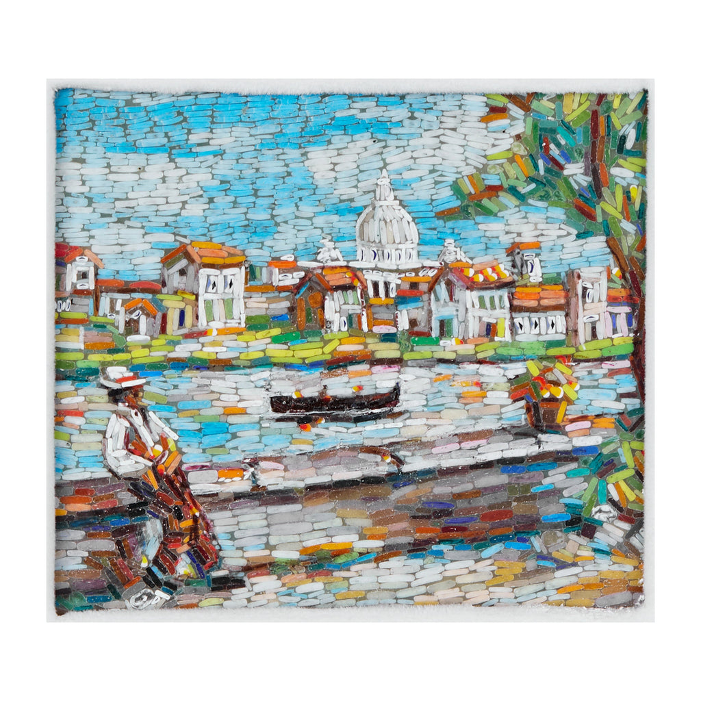 Mosaic of the Lungotevere with St. Peter’s Basilica