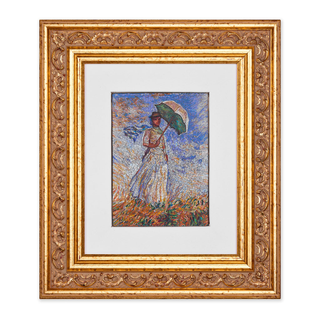 Mosaic Inspired by Claude Monet’s Woman with a Parasol