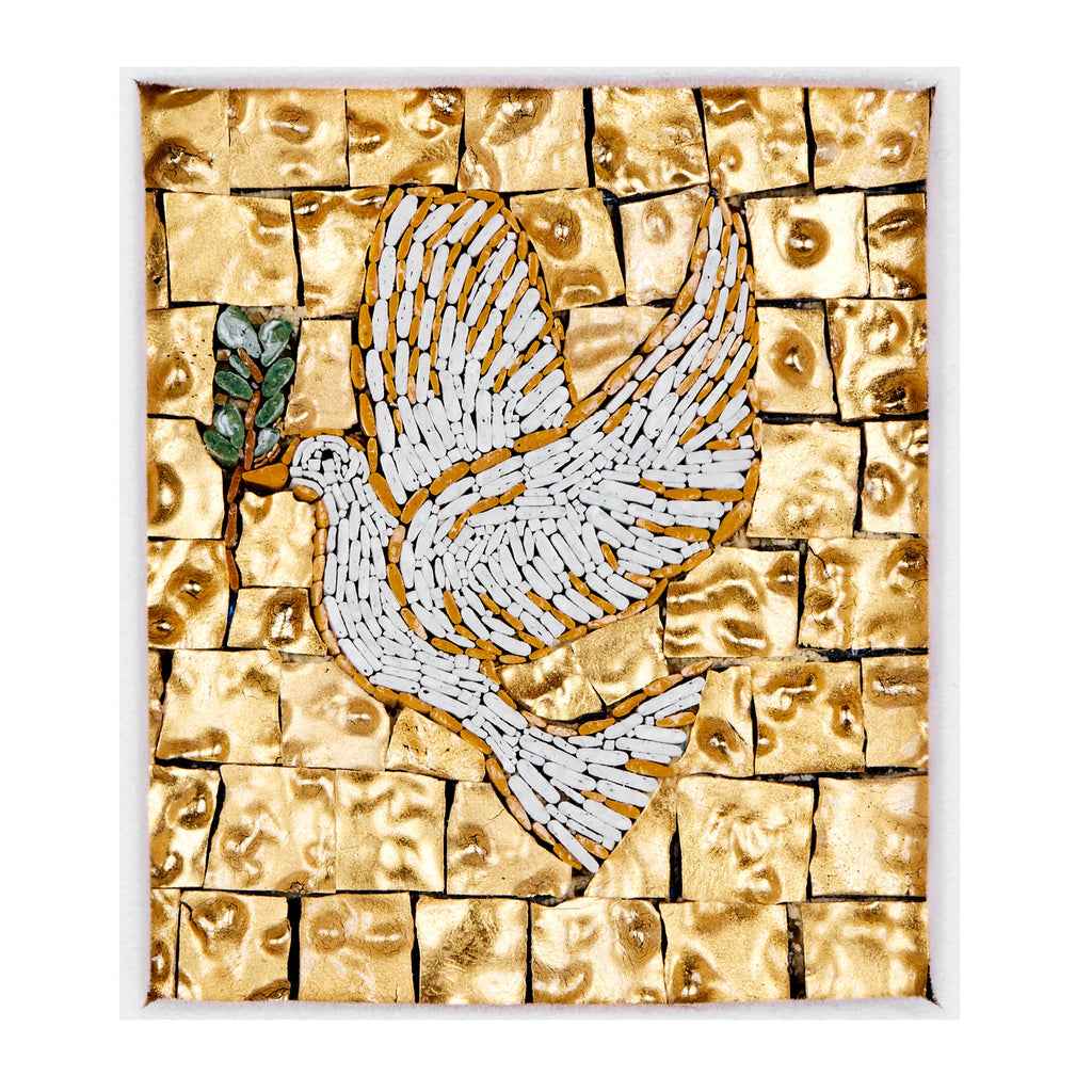 Mosaic of the Dove of Peace