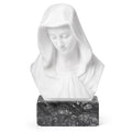 Busto en mármol de la Madonna con velo