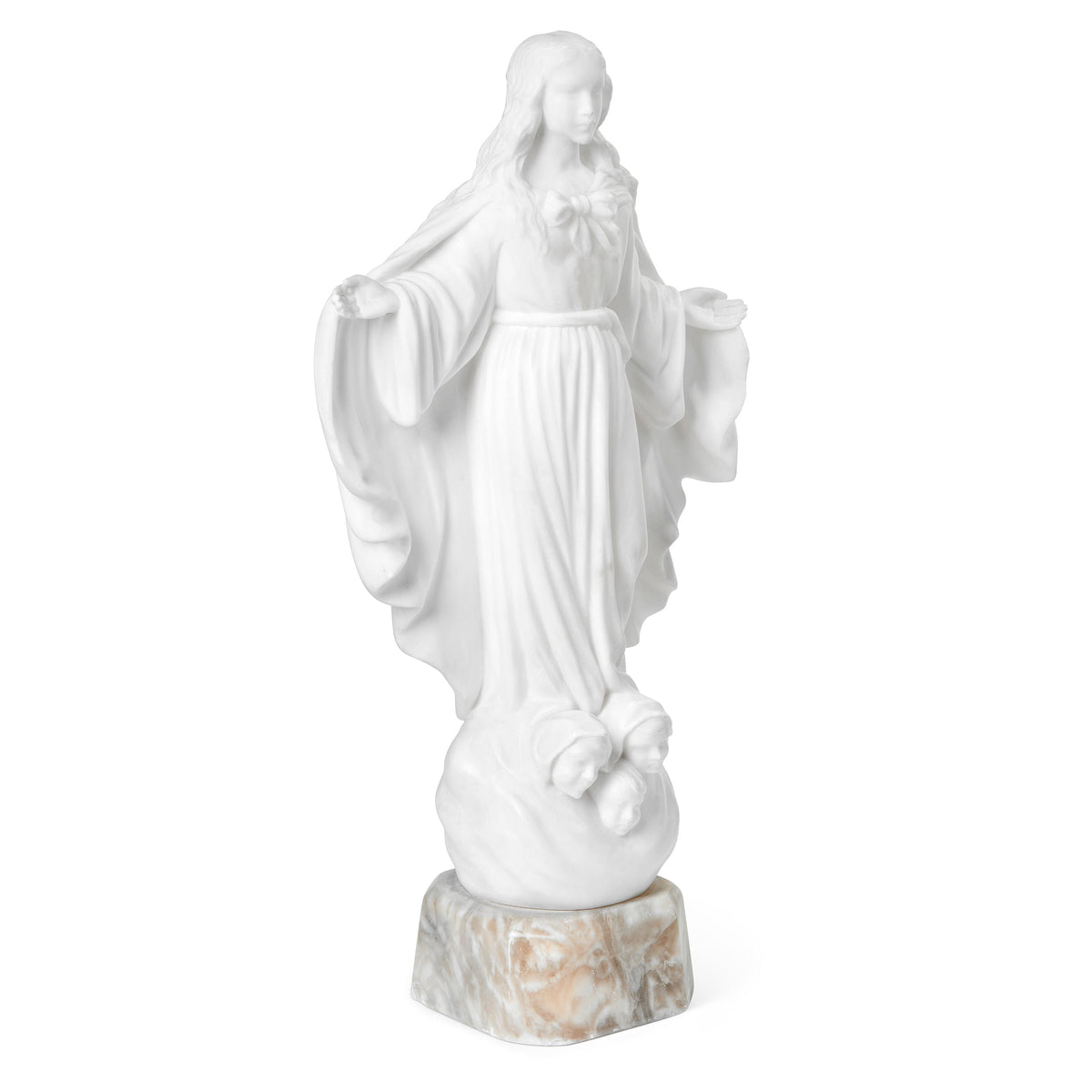 Sculpture in Alabaster and Marble of the Immaculate Conception