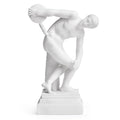 Sculpture in Marble inspired by the Discobolus of Myron