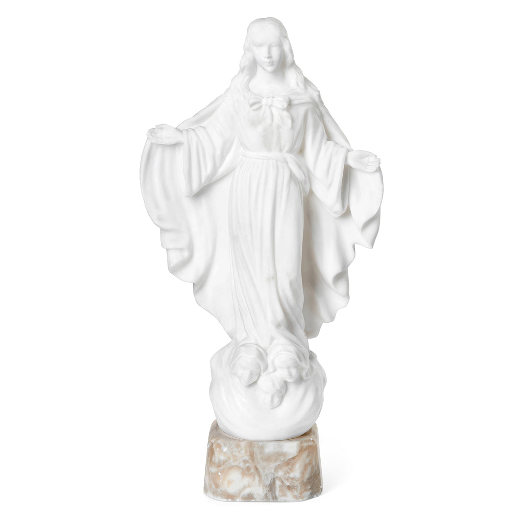 Sculpture in Alabaster and Marble of the Immaculate Conception