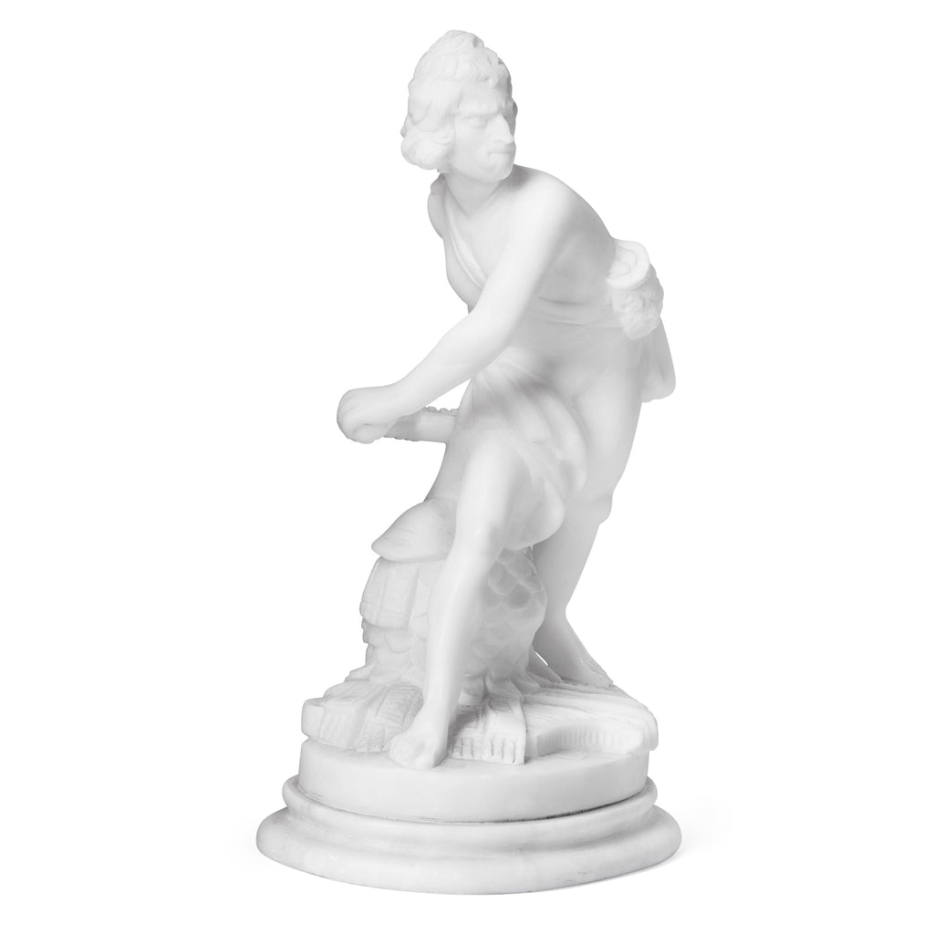 Sculpture in Alabaster inspired by Gian Lorenzo Bernini's David