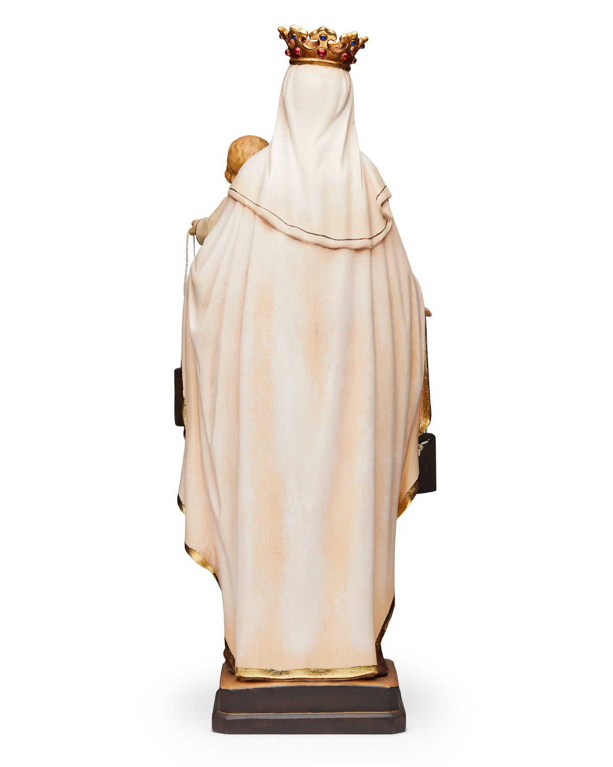 Estatua de madera de Nuestra Señora del Monte Carmelo